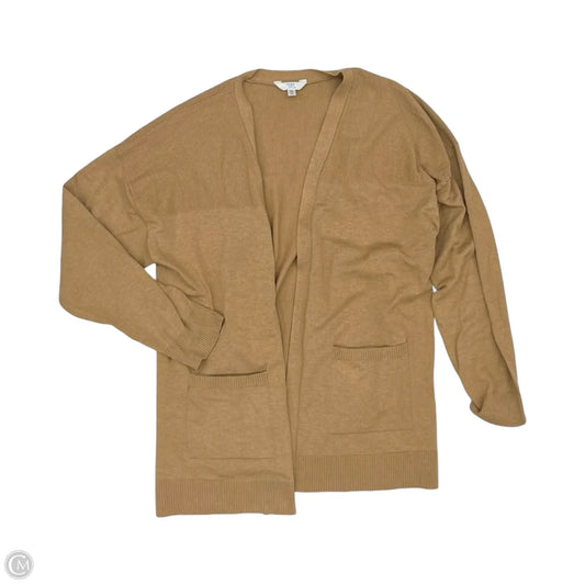 Cardigan By Time And Tru In Tan, Size: Xxl