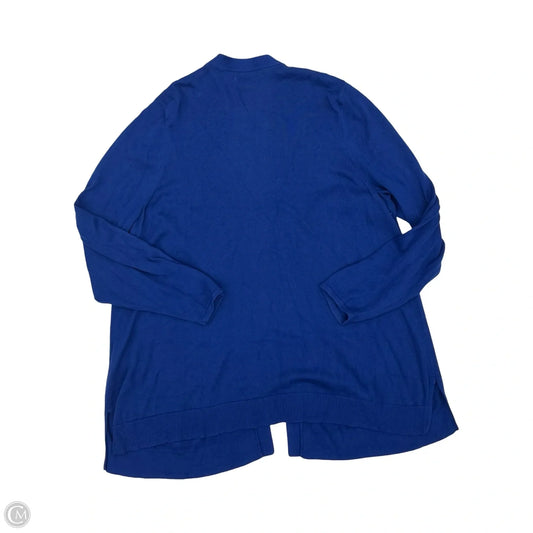 Cardigan By Croft And Barrow In Blue, Size: 2x