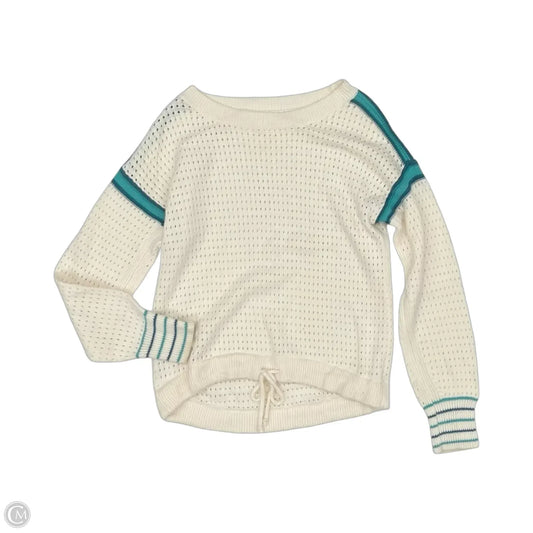 Sweater By Lou And Grey In Blue & Cream, Size: Xs