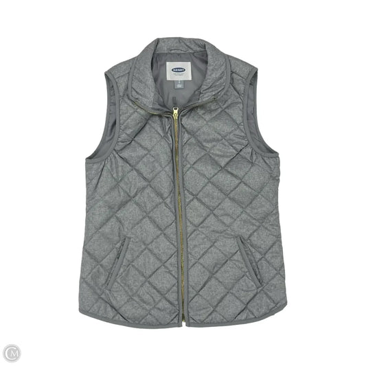 Vest Puffer & Quilted By Old Navy In Grey, Size: S