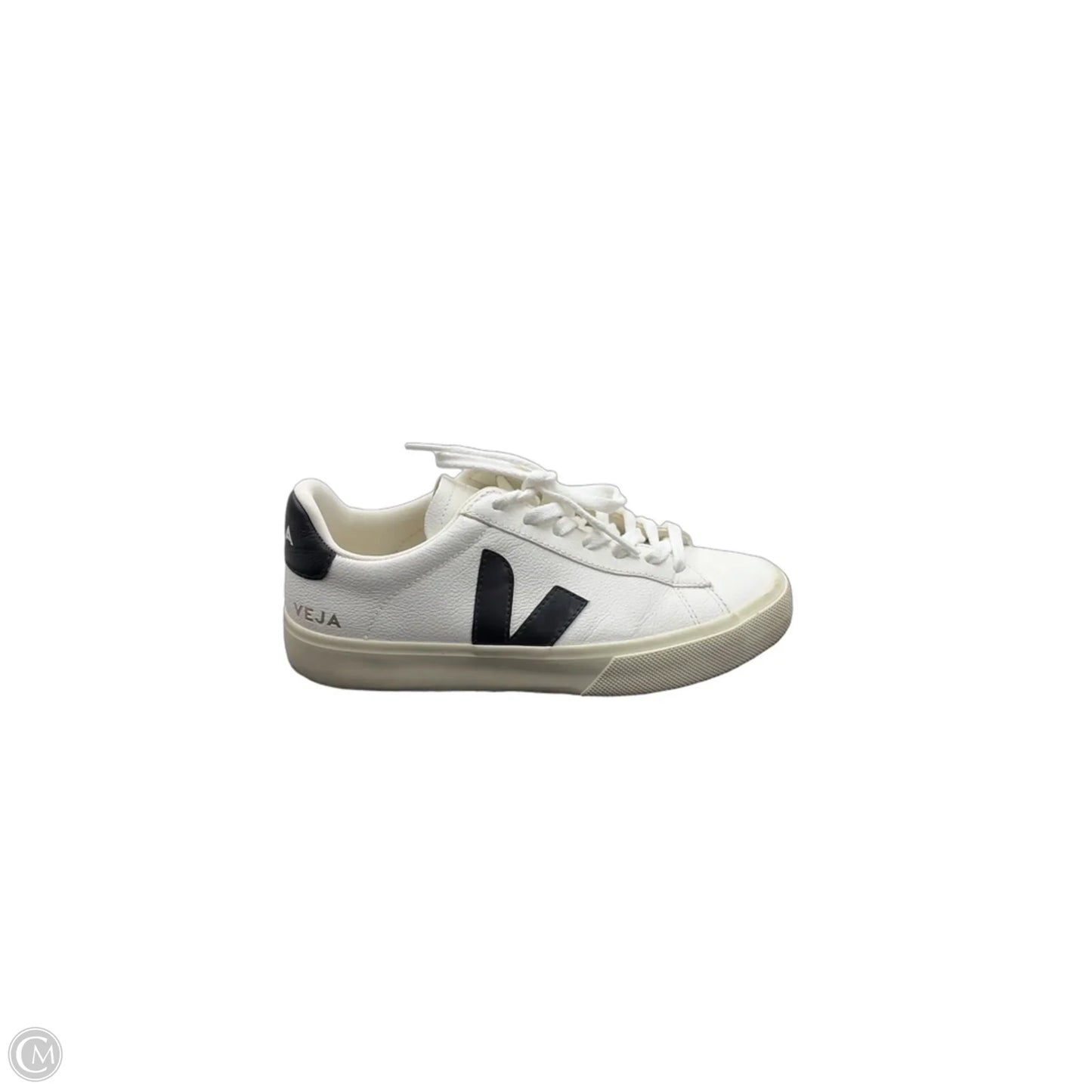 Shoes Sneakers By Veja In Black & Cream, Size: 8