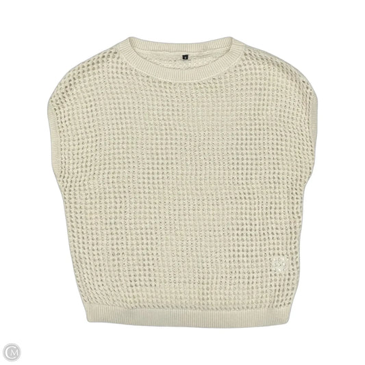 Sweater Short Sleeve By Cmf In Tan, Size: S