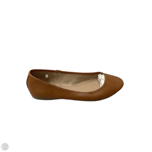 Shoes Flats By Universal Thread In Tan, Size: 11