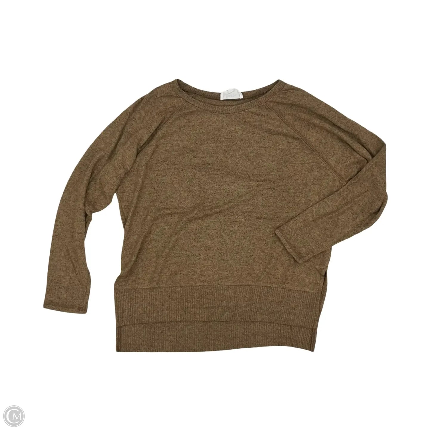Top Long Sleeve By Clothes Mentor In Brown, Size: S