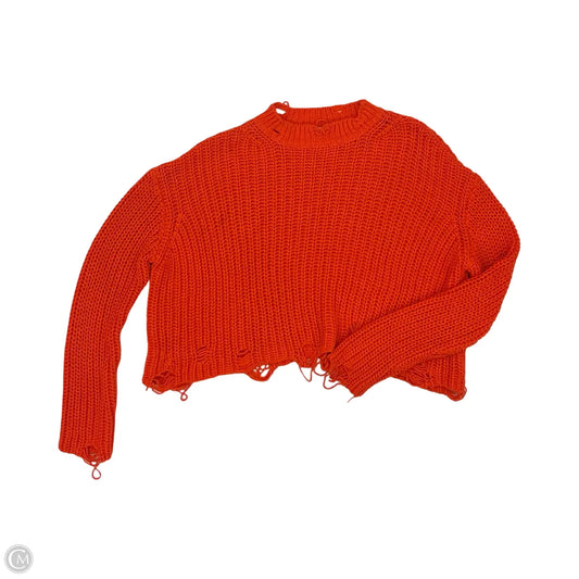 Sweater By Zara In Orange, Size: S