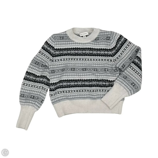 Sweater By Free Assembly In Grey, Size: M