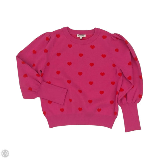 Sweater By Nanette By Nanette Lepore In Pink & Red, Size: L