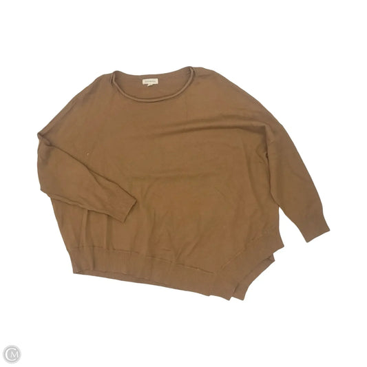 Sweater By Promesa In Brown, Size: M