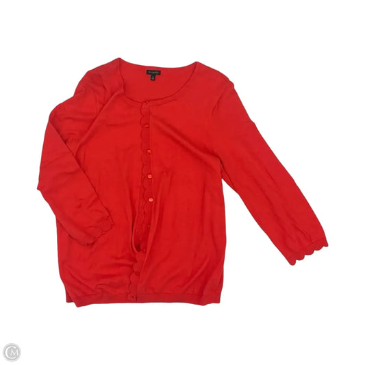 Cardigan By Talbots In Orange, Size: Xl