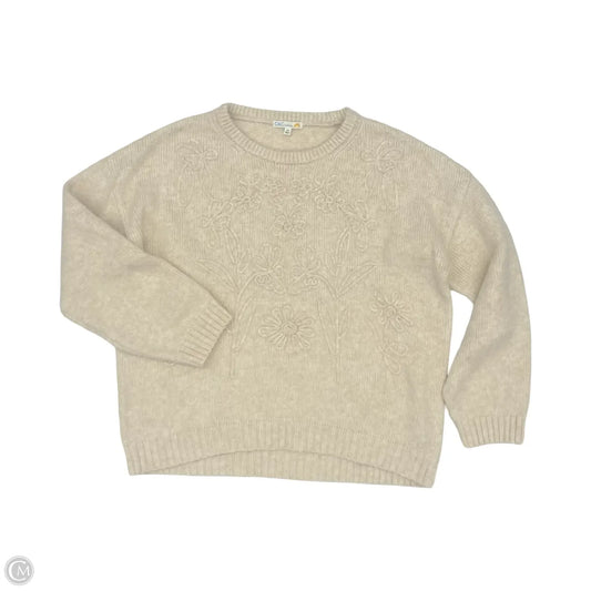 Sweater By C And C In Tan, Size: 2x