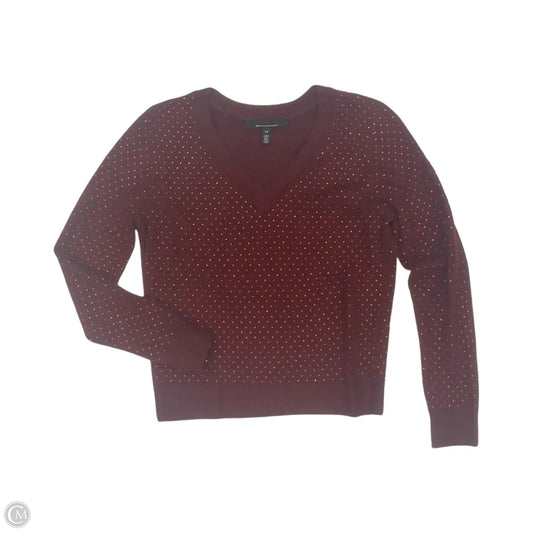 Sweater By White House Black Market In Red, Size: Xs