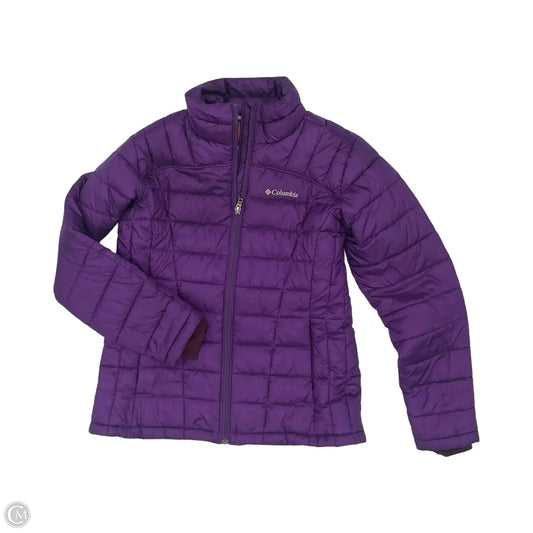 Jacket Puffer & Quilted By Columbia In Purple, Size: M