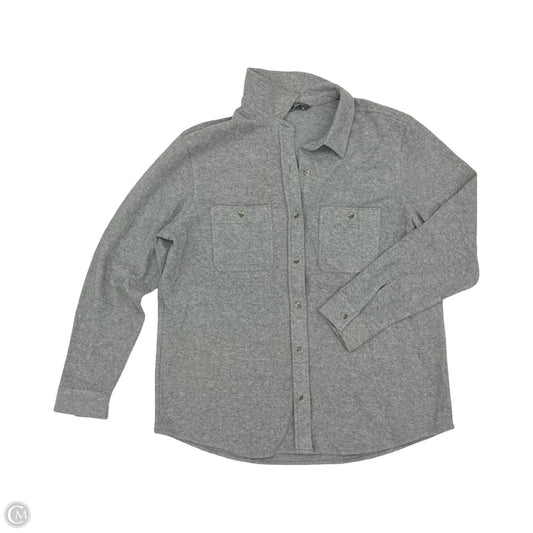 Top Long Sleeve By Cmf In Grey, Size: Xl