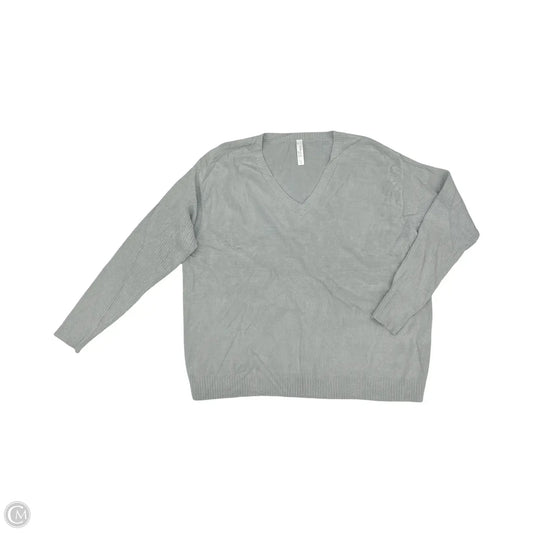 Sweater By Cme In Grey, Size: 1x