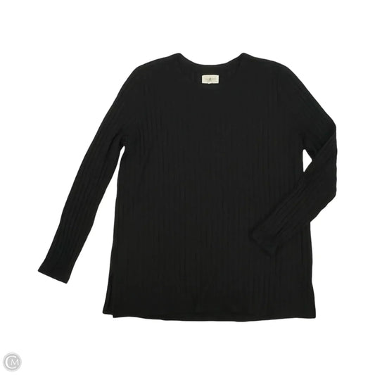 Top Long Sleeve By Lou And Grey In Black, Size: Xl