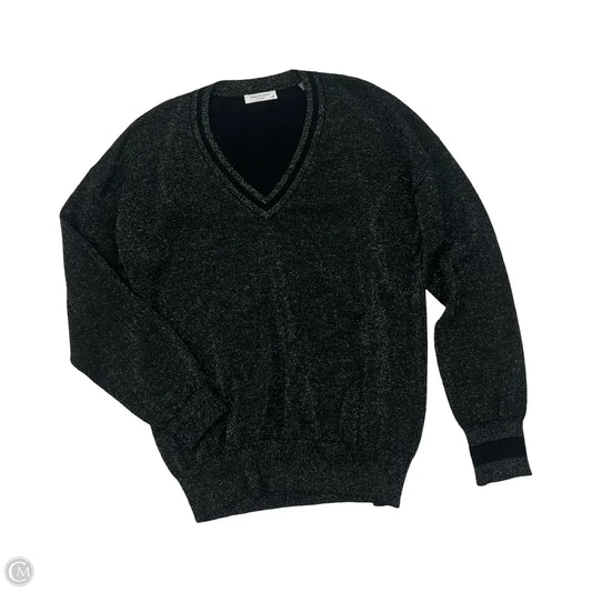 Sweater By Equipment In Black, Size: S