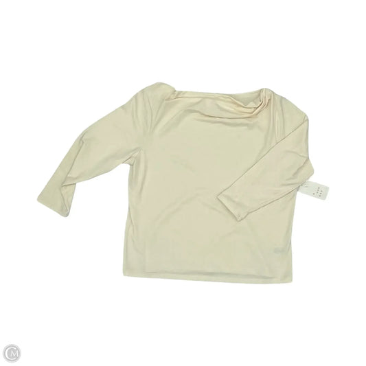 Top Long Sleeve By A New Day In Yellow, Size: Xxl