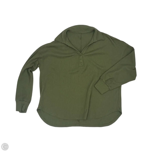 Top Long Sleeve By Cmf In Green, Size: 2x