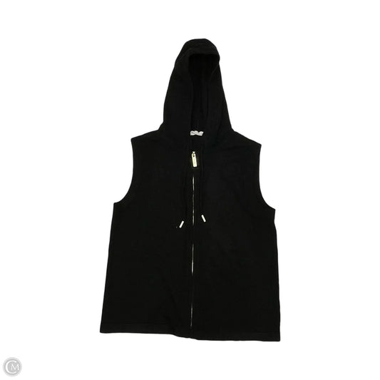 Vest Sweater By Clothes Mentor In Black, Size: M