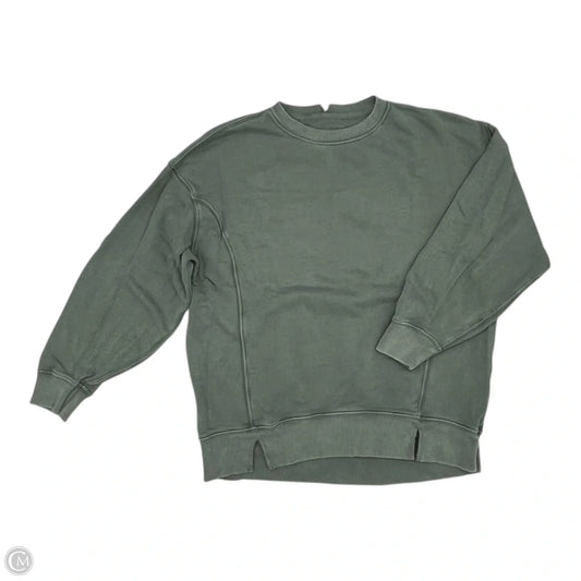 Sweatshirt Crewneck By Aerie In Green, Size: Xs