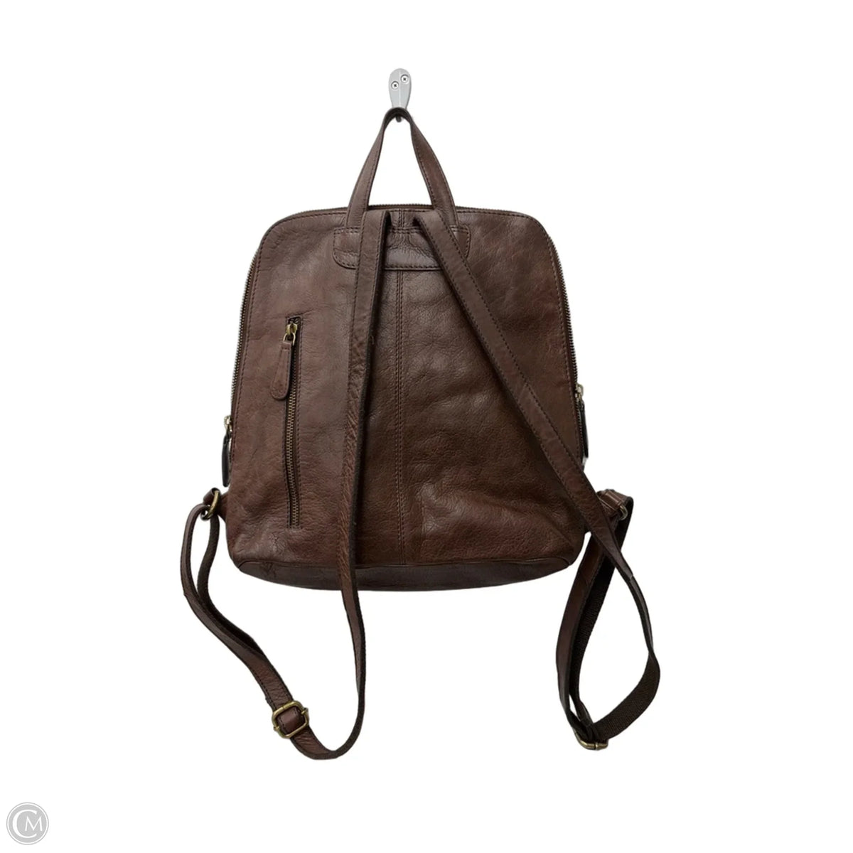 Backpack Leather By Clothes Mentor, Size: Small