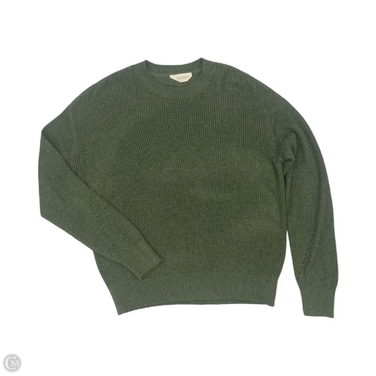 Sweater By Clothes Mentor In Green, Size: L