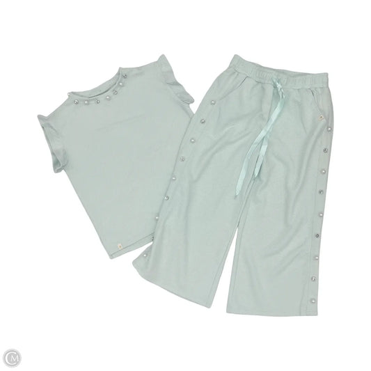 Pants Set 2pc By Simply Southern In Blue, Size: L