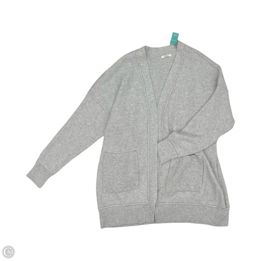Sweater Cardigan By Maurices In Grey, Size: 2x
