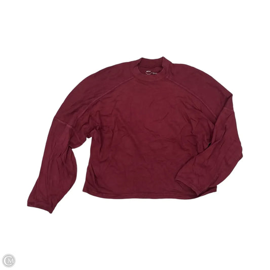 Top Long Sleeve By Aerie In Red, Size: M