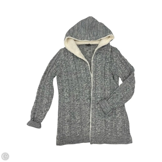Sweater Cardigan By Clothes Mentor In Grey, Size: M