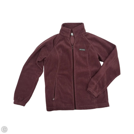 Jacket Fleece By Columbia In Purple, Size: L