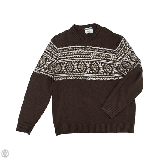 Sweater By Old Navy In Brown, Size: L