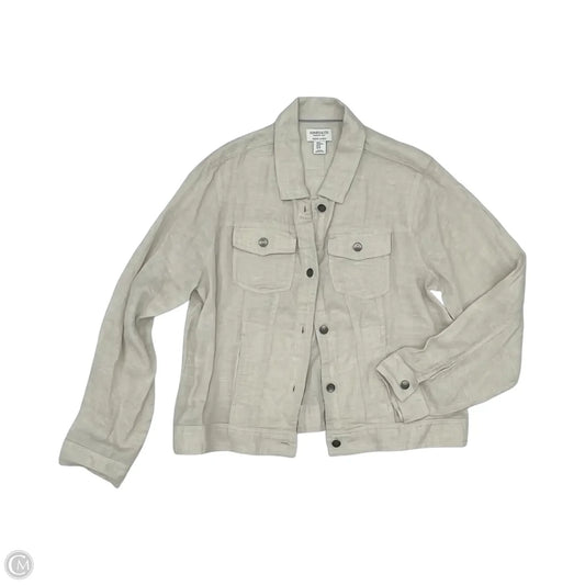 Jacket Other By Jones And Co In Tan, Size: Xl