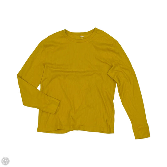 Top Long Sleeve By Old Navy In Yellow, Size: Xl