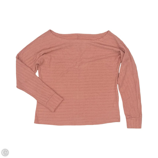 Top Long Sleeve By Clothes Mentor In Pink, Size: Xl