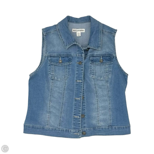 Vest Other By Artisan Ny In Blue, Size: L