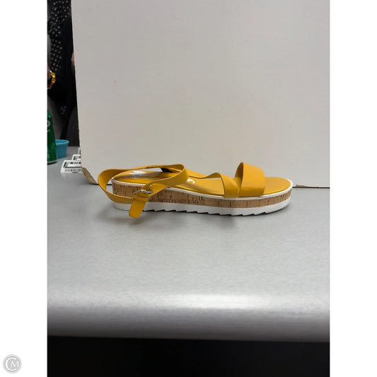 Sandals Flats By Marc Fisher In Yellow, Size: 7.5
