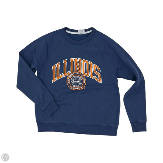 Athletic Sweatshirt Crewneck By Charlie Hustle In Blue, Size: S