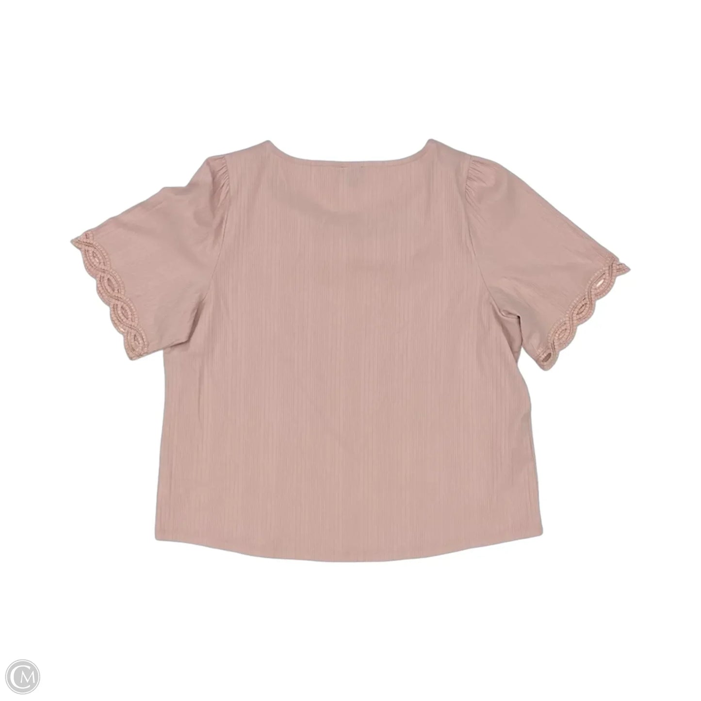 Top Short Sleeve By Talbots In Pink, Size: 3x