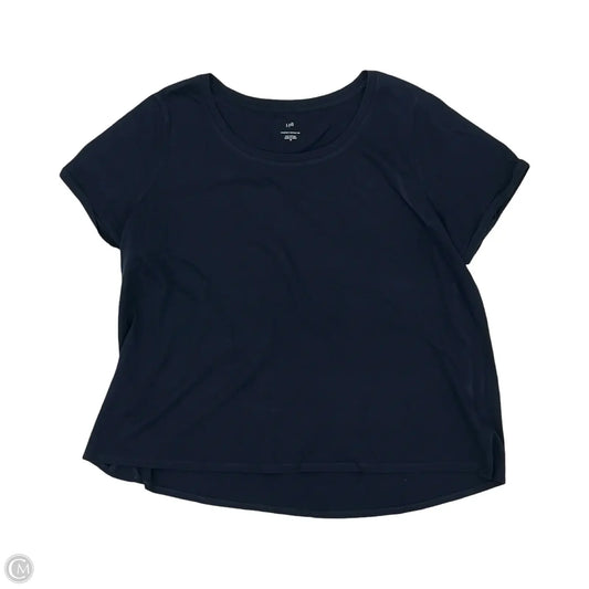 Top Sleeveless By J. Jill In Navy, Size: 2x