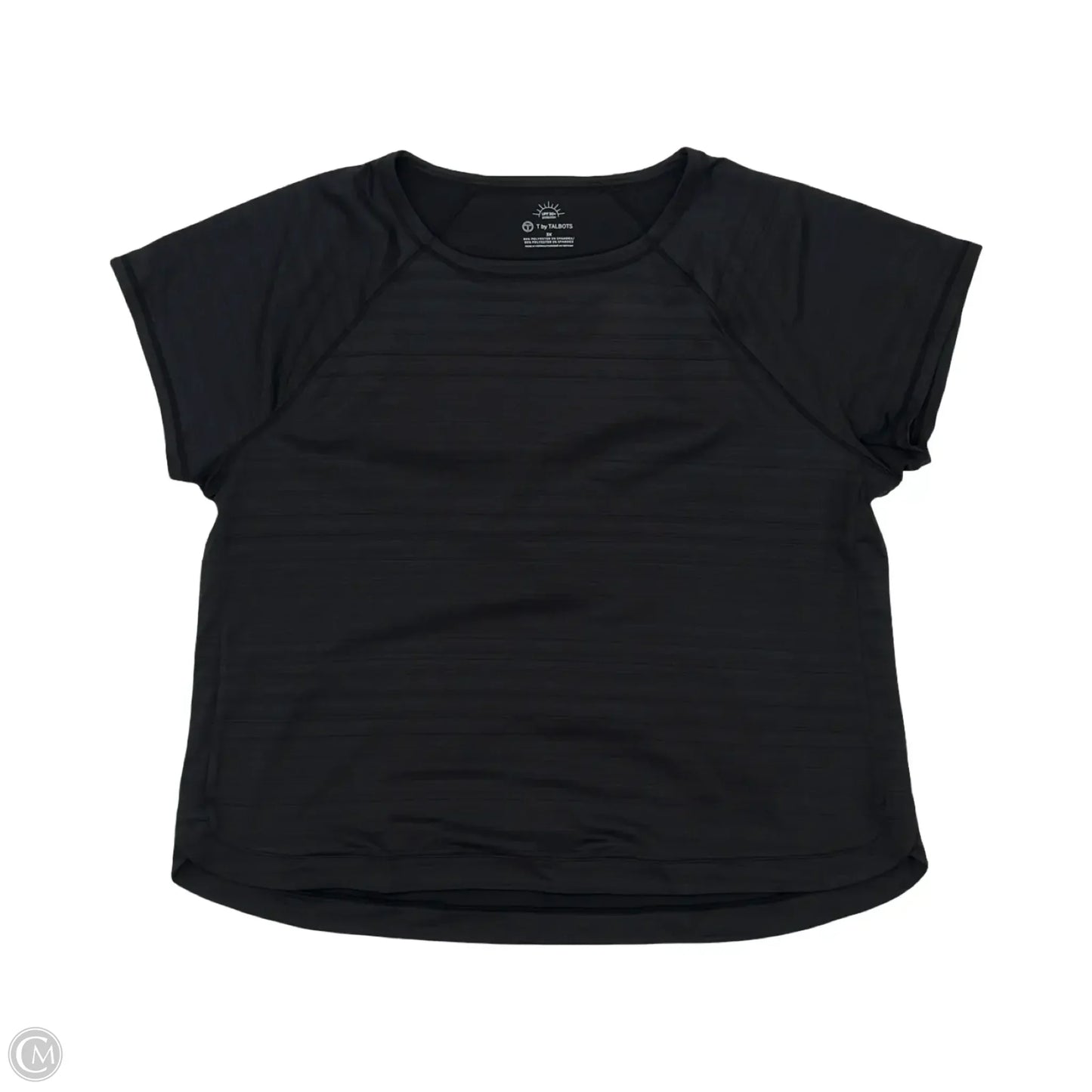 Athletic Top Short Sleeve By Talbots In Black, Size: 3x