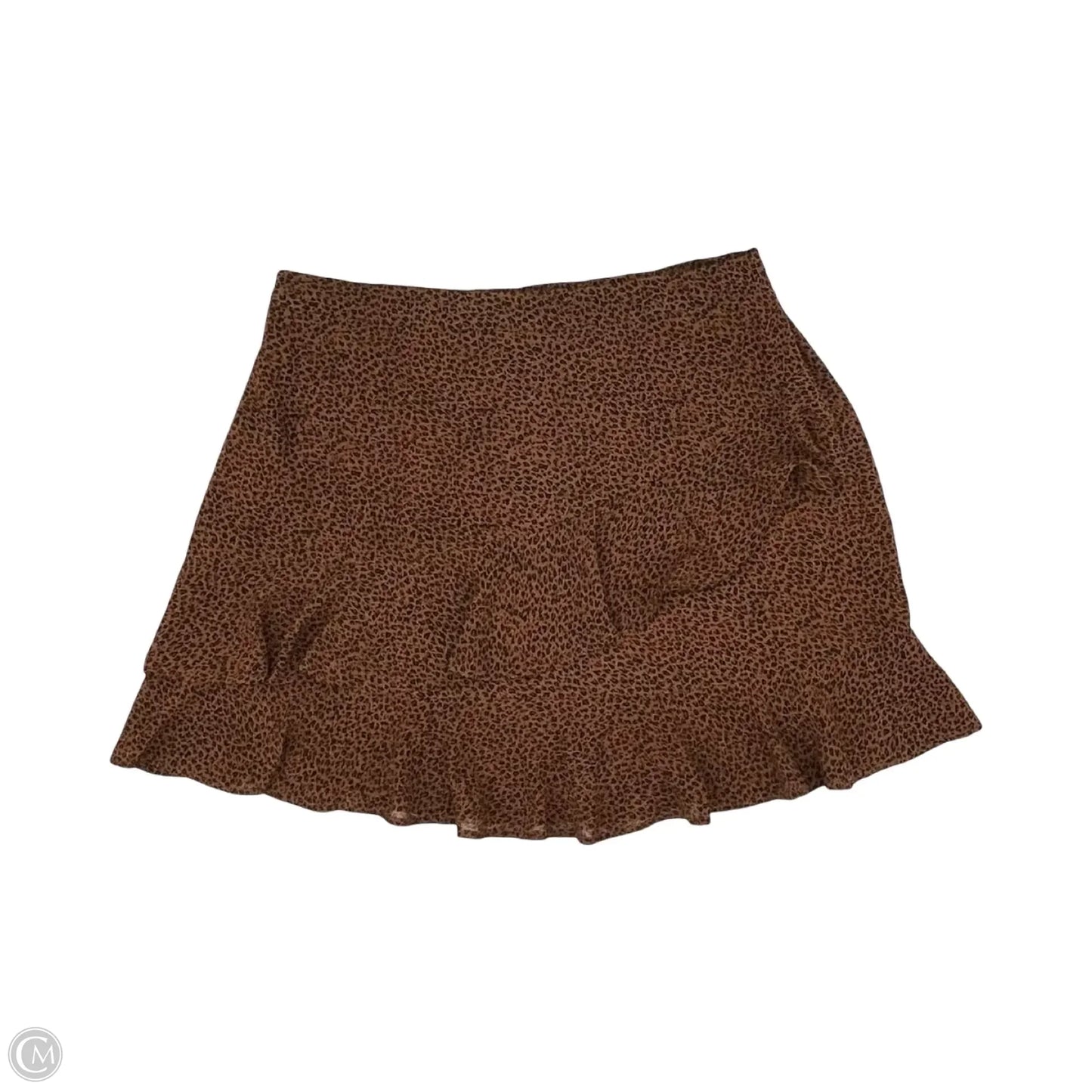 Skirt Mini & Short By A Beautiful Soul In Leopard Print, Size: Xl