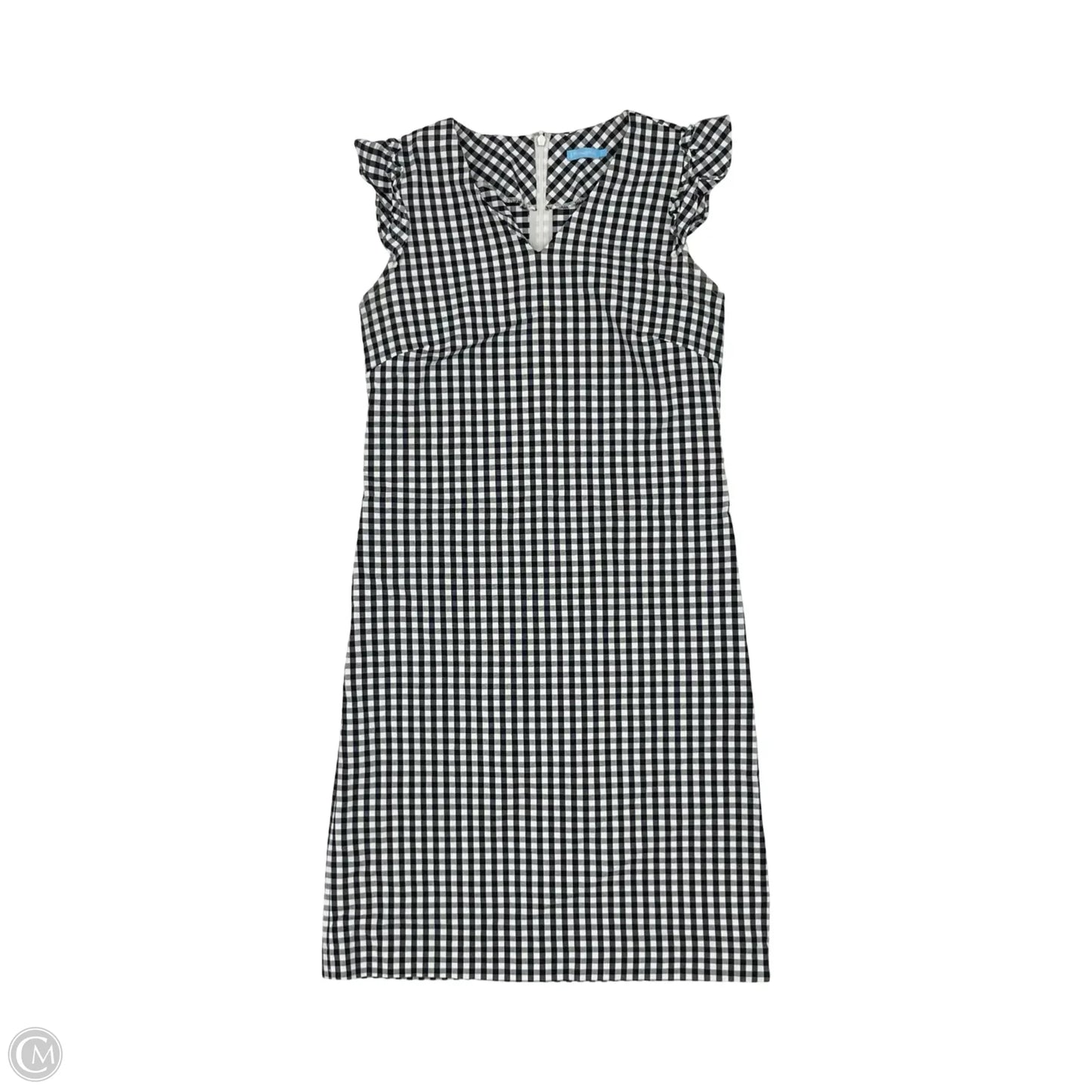 Dress Work By Clothes Mentor In Blue & White, Size: 0