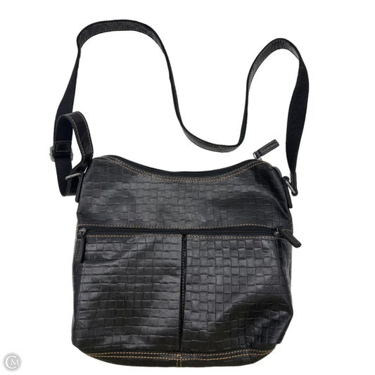Crossbody Leather By Clothes Mentor, Size: Medium