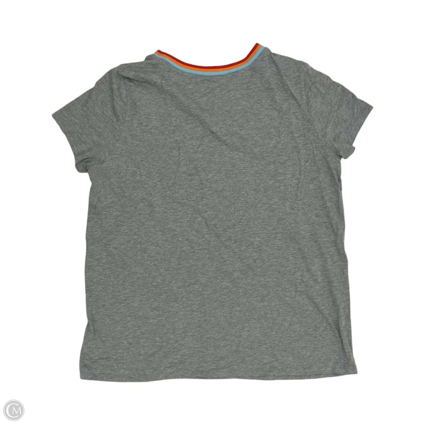 Top Short Sleeve By Torrid In Grey, Size: 1x