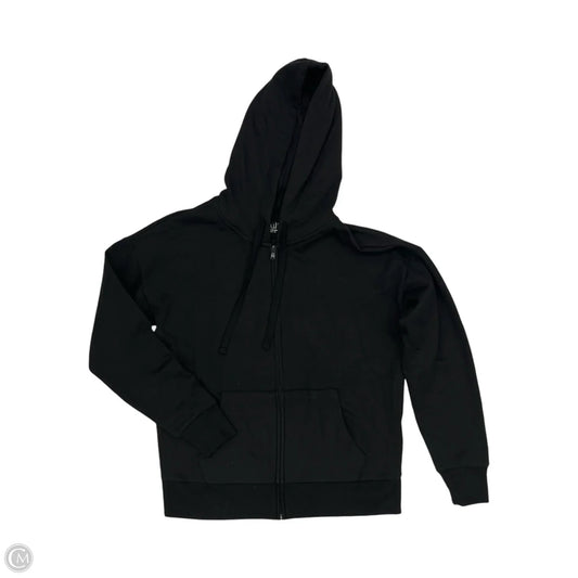Sweatshirt Hoodie By Time And Tru In Black, Size: M