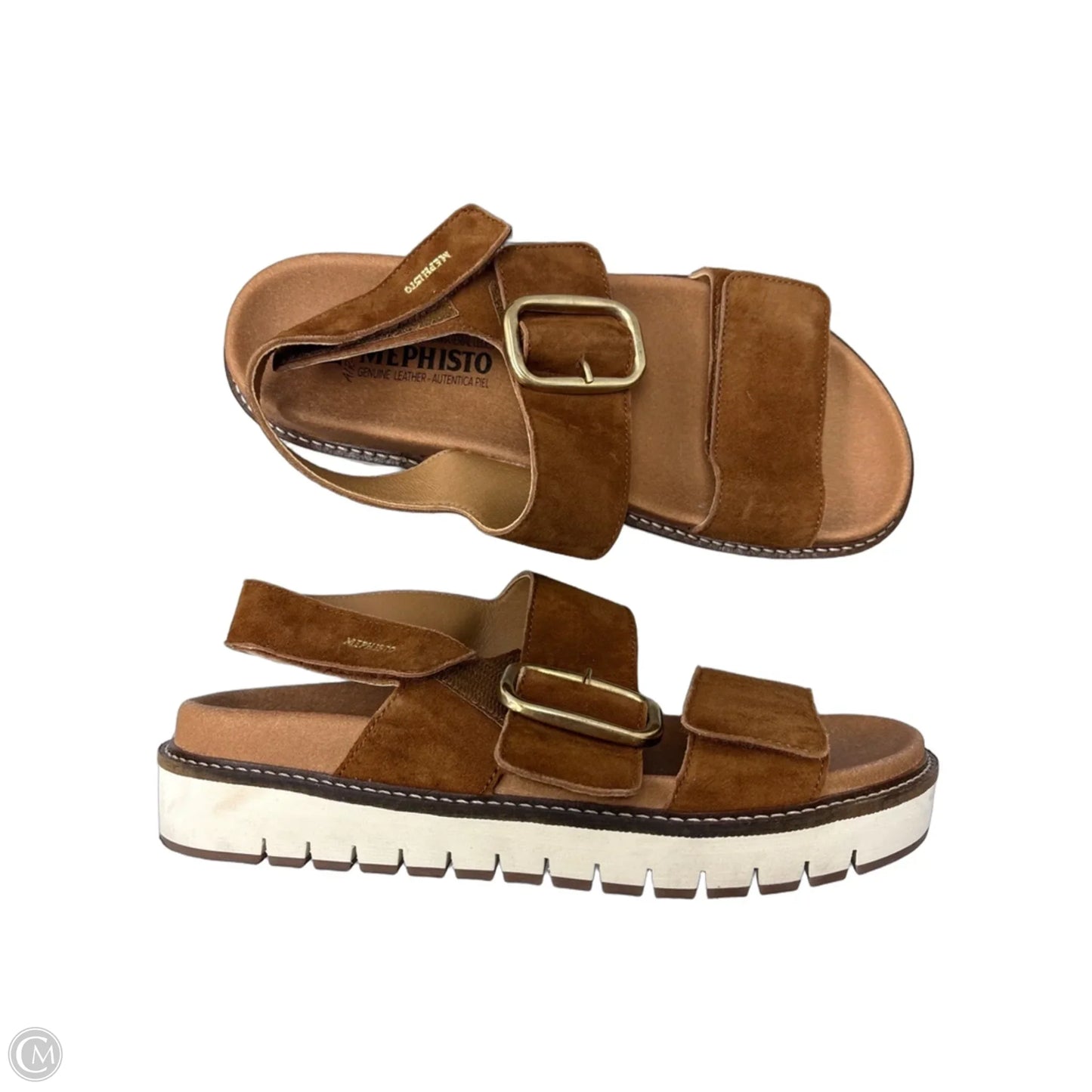 Sandals Flats By Mephisto In Tan, Size: 7.5