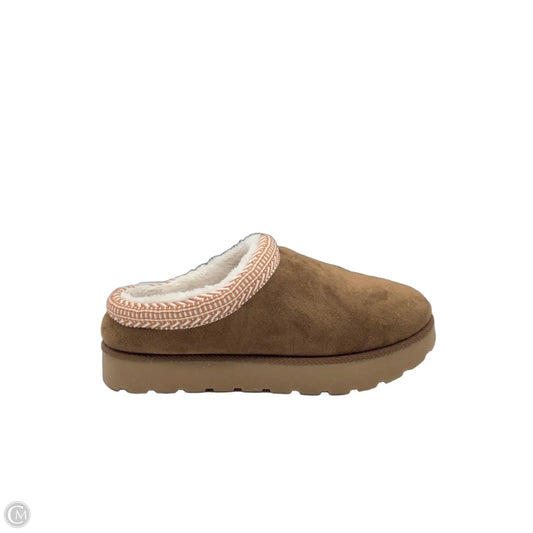 Shoes Flats By Clothes Mentor In Tan, Size: 7.5