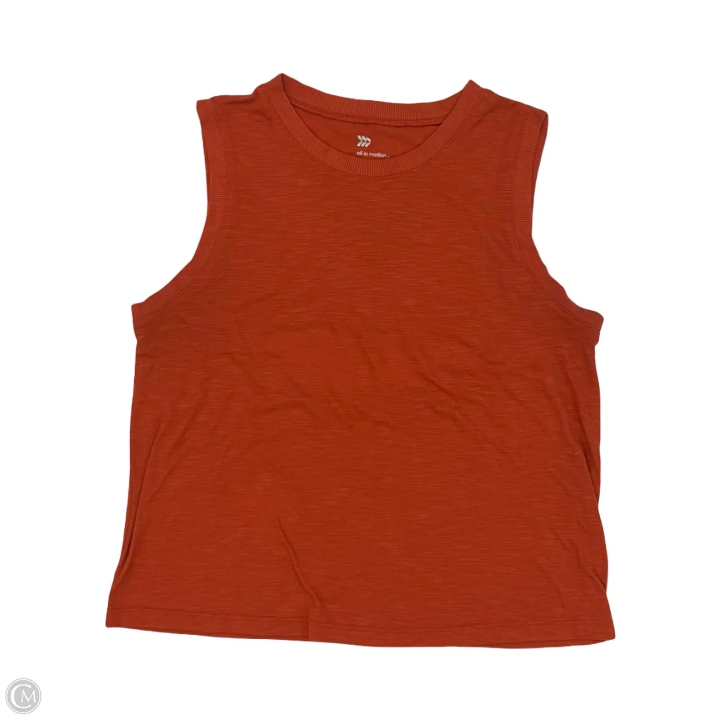 Tank Top By All In Motion In Orange, Size: M