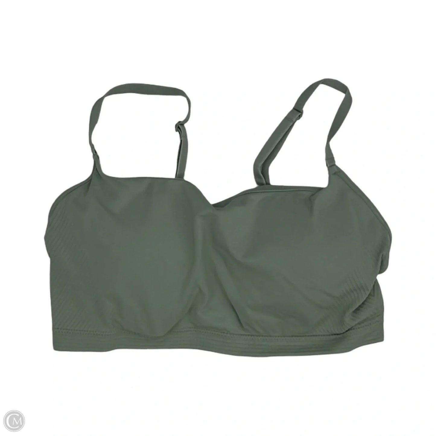 Athletic Bra By Auden In Green, Size: L